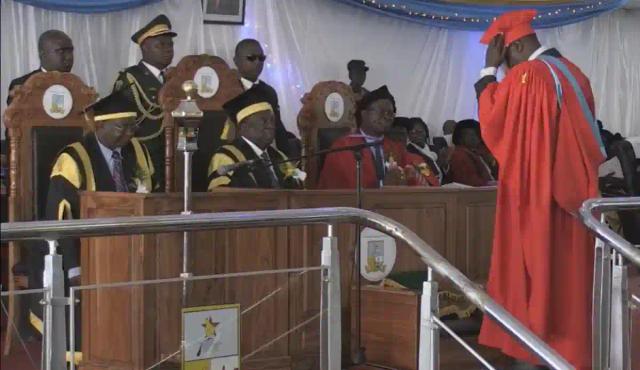 PICTURES: President Mnangagwa Officiating At MSU 19th Graduation