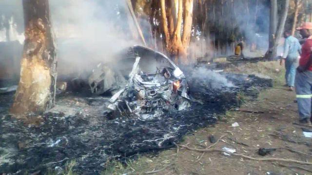PICTURES: Scene of The Accident That Killed Ginimbi