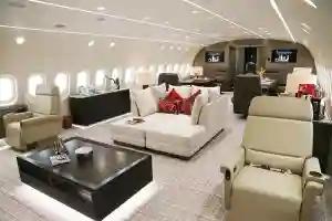 Pictures & Video: Mnangagwa Flies US $74,000 An Hour In 7-Star Plane