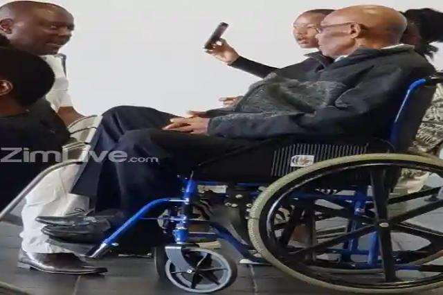 PICTURES: Wheelchair Bound Dumiso Dabengwa Wheeled Into FastJet Plane