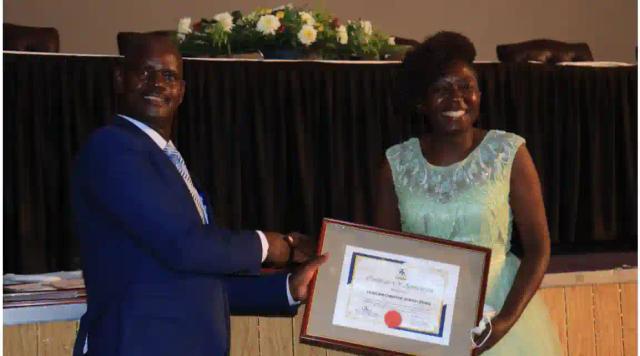 PICTURES: ZPCS Chaplain Phiri Receives An Award