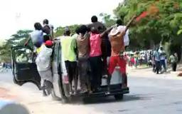 Pirate Taxis Flood Victoria Falls Roads