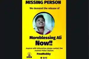 Police Speak On "Alleged Enforced Disappearance Of Moreblessing Ali"