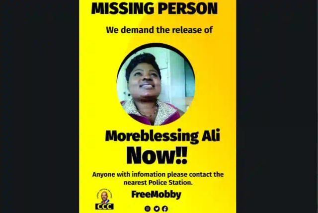 Police To Issue Statement Giving Details On Moreblessing Ali's Disappearance - Govt