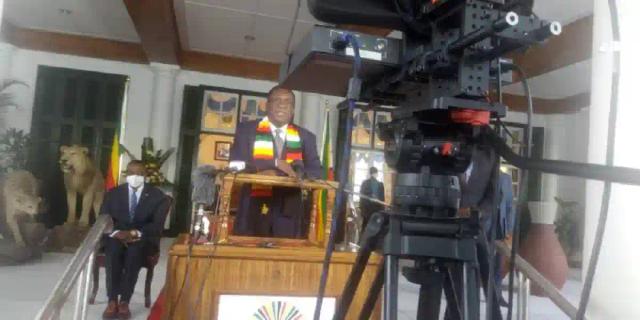 President Mnangagwa Addresses Zimbabwe On State Of National Coronavirus Lockdown