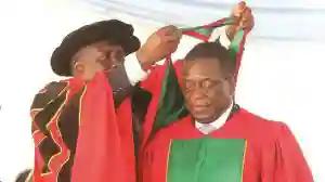 President Mnangagwa Awarded Honorary Doctorate