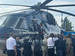 President Mnangagwa Gets Helicopter From President Putin