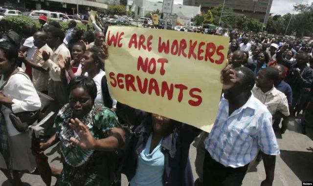 "Public Workers Demo Imminent" - REPORT
