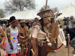 Queen Moyo Hosts A Christmas Party At Entembeni Old People’s Home
