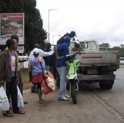 Rare Picture Of 'Little' Tanya Muzinda Hitchhiking On Open Trucks