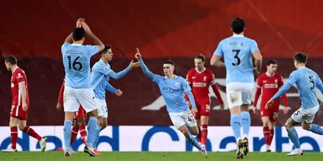 Records Broken: Manchester City Beat Liverpool At Anfield