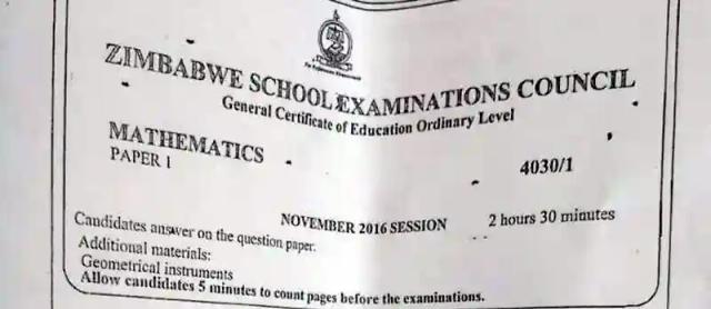 Rumours of leaked Zimsec Maths paper circulate on social media