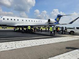 RwandAir Plane Tyre Burst Disrupts Flights At RGM Airport