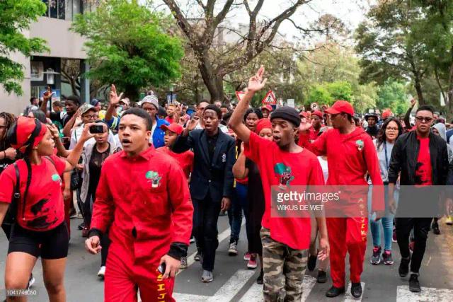 SA Opposition Party, EFF Sets Record Straight On "Protest Against Chiwenga" Video