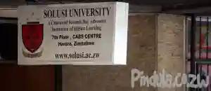 Solusi University students protest after university increases fees by $90