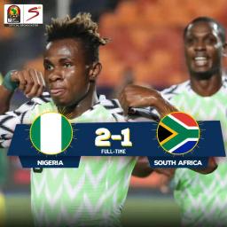 South Africa Bows Out Of AFCON After Losing 2-1 To Nigeria