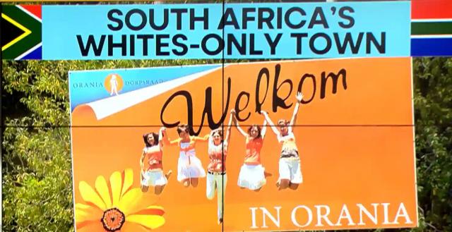 South Africa Has A Whites-Only Town
