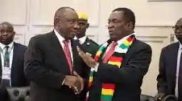 South Africa Unrest: Mnangagwa Calls For Peaceful Resolution