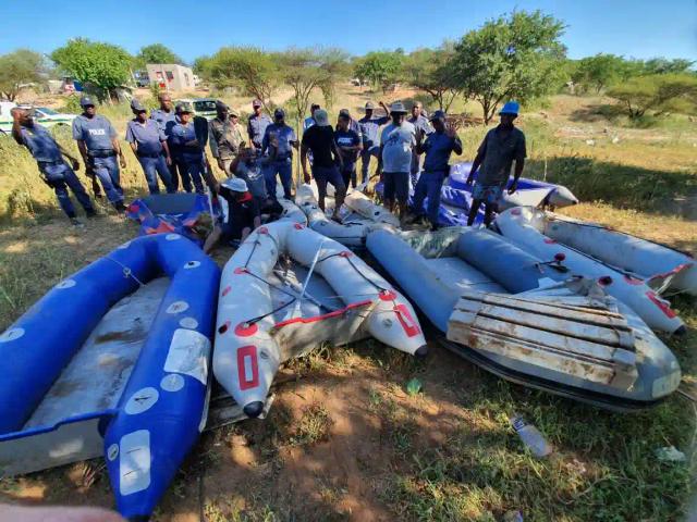 South African Police Seize Nine Boats Used To Facilitate Border Jumping