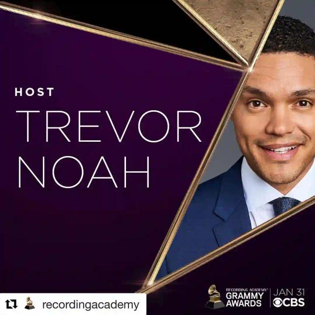South Africa's Trevor Noah To Host The Grammy Awards In The US