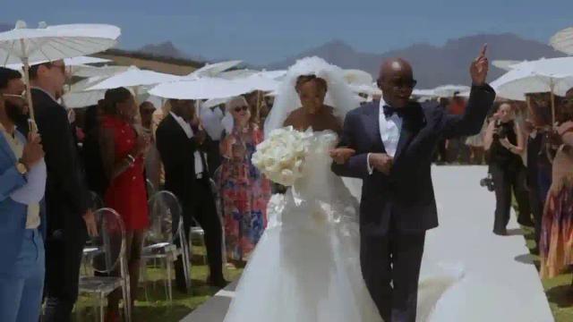 Strive Masiyiwa's Daughter, Tanya Ties The Knot With Lethabo Molobi, A South African