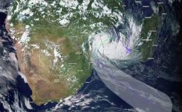 Tropical Storm Filipo Makes Landfall In Mozambique