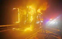 Truck Blocked And Set On Fire In Cape Town