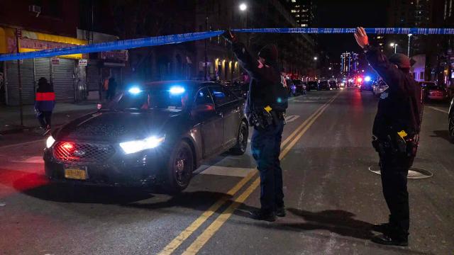Two Police Officers Shot In Harlem New York City