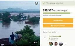UPDATE: Cyclone Idai Internet Funding Campaign Reaches US $90,000 In 13 Days