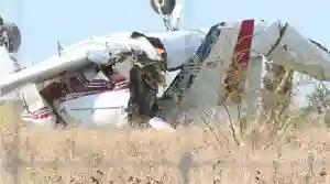 UPDATED: Airforce Of Zimbabwe Plane Crashes In Somabula, Two Pilots Perish