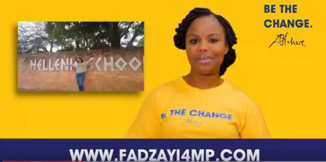 Video: Fadzayi Mahere running for MP of Mount Pleasant 2018