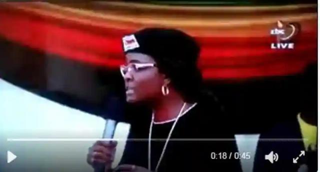 Video: First Lady gives graphic description of bees' mating after calling Mujuru the "Queen Bee"