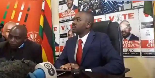 Video: Nelson Chamisa Press Conference On July 30 Elections