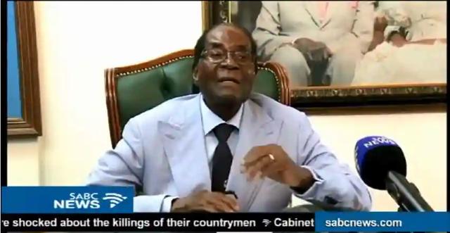 Video: Robert Mugabe Speaking Out To SABC News, Says It Was A Coup D'Etat (Updated)
