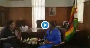 Video: ZEC Chairperson Justice Rita Makarau explains why she kneeled before Mugabe, accused of lying