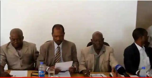 Video: Zimbabwe People First "elders" press conference expelling Joice Mujuru