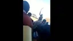 WATCH: Armed Soldier Repeatedly Thrashes A Man Using A Sjambok
