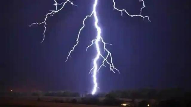 WATCH: As Man Is Being Hit By Lightning
