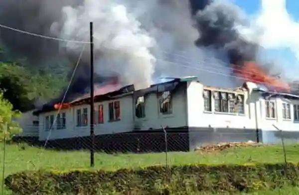 WATCH: Hartzell High School Gutted By Fire
