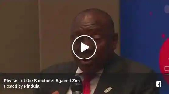 Watch: Lift Sanctions Against Zimbabwe, Cyril Ramaphosa Urges World