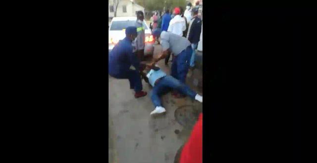 WATCH: Police Drag On The Pavement Injured, Handcuffed Man In Bulawayo