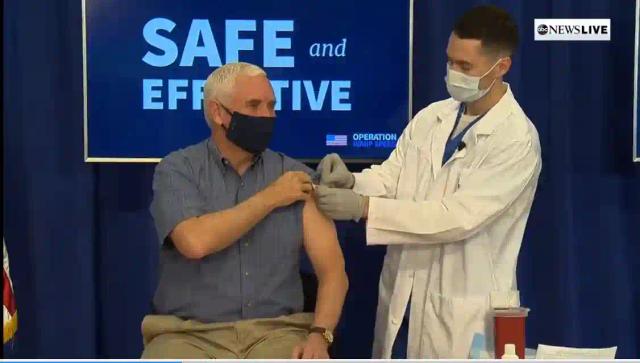 WATCH: President Trump's Deputy Receives Coronavirus Vaccine