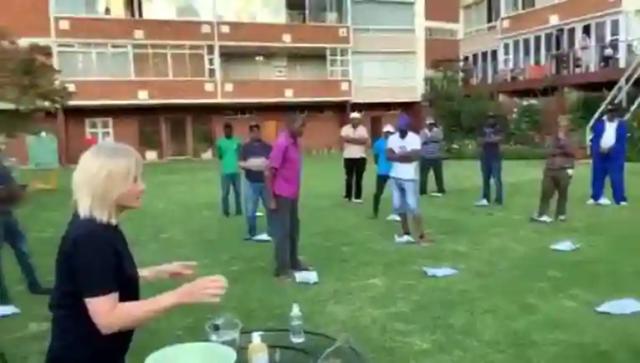 WATCH: South African White Lady Criticised For Racism After Teaching Black Helpers How To Wash Their Hands