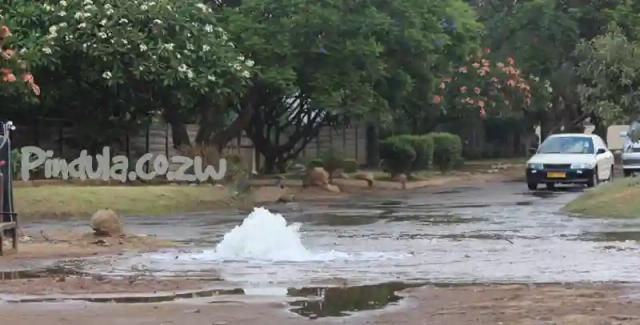 WATCH: "This Has Nothing To Do With Forex," Harare Residents On Burst Pipe