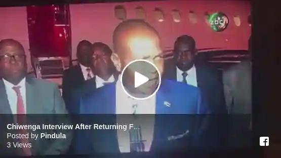 Watch: VP Chiwenga Interview After Returning From DRC Inauguration