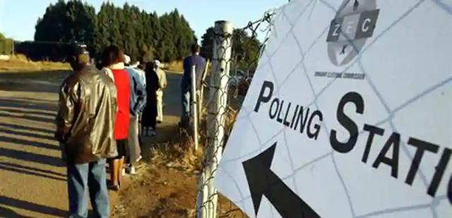 WATCH: ZANU PF Camps Close To A Polling Station Recording Voters' Details