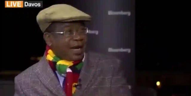 WATCH: Zimbabwe Finance Minister Telling The World About Zim's "Strong Health System"