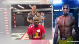 WATCH: Zimbabwean UFC Fighter Gorimbo Meets The Rock