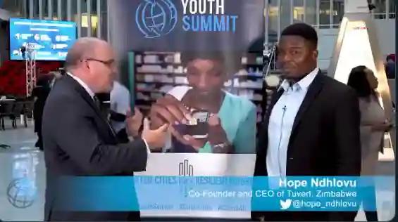 WATCH: Zimbabwe's Hope Ndlovu Speaks About His Award Winning Innovation