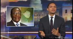 "You don't overthrow a 93 year old man" Trevor Noah comments on Zim situation